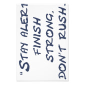 Dont Rush Poster (Vorne)