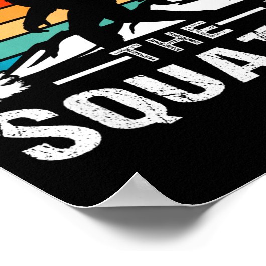 Don't S The Squatch Bigfoot Poster (Ecke)