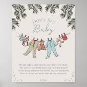Dont Say Baby Winter Baby Showspiel Poster (Vorne)