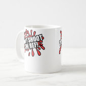 Don'T Shoot The Ref Paintball-Schiessspiel Kaffeetasse (Vorderseite Links)