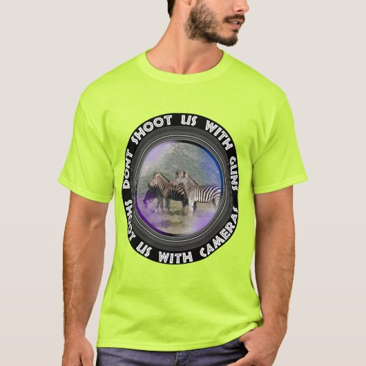 Dont Shoot Us Zebra Mountain T-Shirt (Vorderseite)