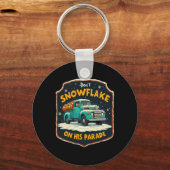Dont Snowflake auf seiner Parade Pro Trump Schnee Schlüsselanhänger (Vorderseite)