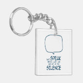 Don't Speak Schlüsselanhänger (Vorderseite links)