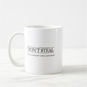 Don't Steal - The Government Hates The Competition Kaffeetasse (Links)