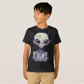 Dont Stop Believin Believe In Aliens  T-Shirt (Vorne ganz)