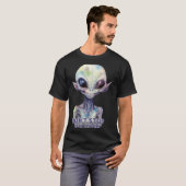 Dont Stop Believin Believe In Aliens  T-Shirt (Vorne ganz)