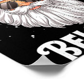 Dont Stop Believin Santa Christmas Boys Kids _1  Poster (Ecke)