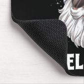 Dont Stop Believin Santa Funny Christmas  Mousepad (Ecke)