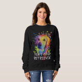 Dont Stop Retrievin Golden Retriever Humor Sweatshirt (Vorne ganz)