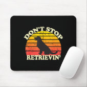 Don't Stop Retrieving Retro Golden Retriever Mom D Mousepad (Mit Mouse)