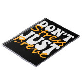 Dont Stress Just Breve Dyslexixie Lehrer Adhd Gesc Notizblock (Linke Seite)