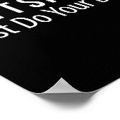 Don't Stress - Just Do Your -  Poster (Ecke)