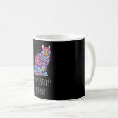 Don't Stress Meowt - Funny Cat Kitten Kaffeetasse (VorderseiteRechts)