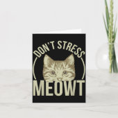 Don't Stress Meowt Karte (Vorderseite)