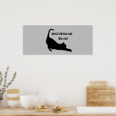 Don't Stress Out The Cat Funny Poster (Küche)