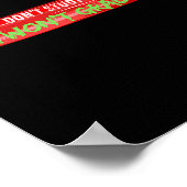 Don't Study Me You Won't Graduate Funny Quote Desi Poster (Ecke)