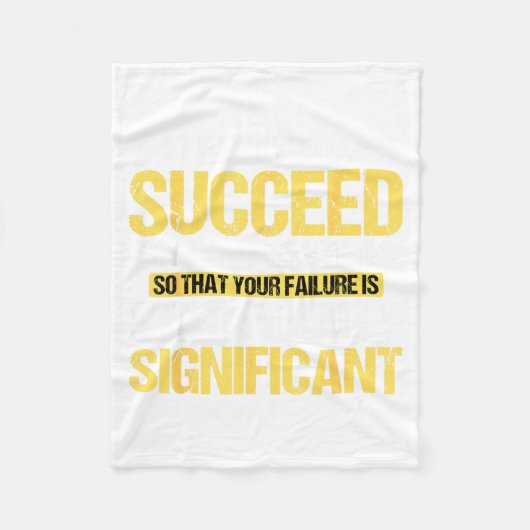 Don't Succeed Statistically Significant Science Pu Fleecedecke (Vorderseite)