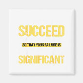 Don't Succeed Statistically Significant Science Pu Magnet (Vorne)