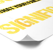 Don't Succeed Statistically Significant Science Pu Poster (Ecke)