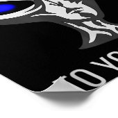 Don't Take Me To Your Leader Funny Alien  Poster (Ecke)