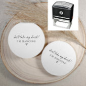 Don't Take My Drink Wedding Coaster Permastempel