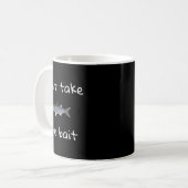 Dont Take The Bait Mullet Fish Artwork Painting Kaffeetasse (Vorderseite Links)