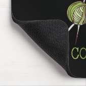 Don't Talk To Me I'm Counting Crochet Knitting Quo Mousepad (Ecke)