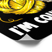 Don't Talk To Me I'm Counting _ Funny Knitting Cro Poster (Ecke)