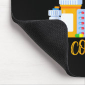 Dont Talk To Me Im Counting Funny Pharmacy Tech  Mousepad (Ecke)