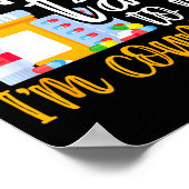 Dont Talk To Me Im Counting Funny Pharmacy Tech  Poster (Ecke)