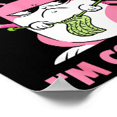 Don't Talk To Me I'm Counting Knitting Yarn Knit K Poster (Ecke)