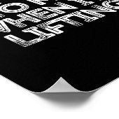 Don't Talk To Me When I'm Lifting  Poster (Ecke)