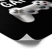 Don't Talk To Me While I'm Gaming Video Games Poster (Ecke)