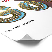 Dont Tell God How Big Your Is  Poster (Ecke)