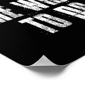 Don't Tell Me What To Do Motivational  Poster (Ecke)