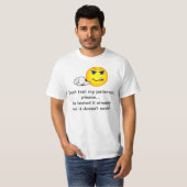 Don't test my patience T-Shirt (Vorne ganz)