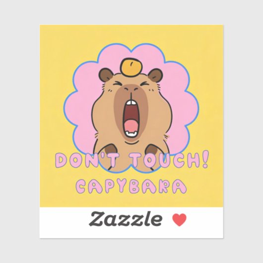 DON'T TOUCH! AUFKLEBER (Blatt)