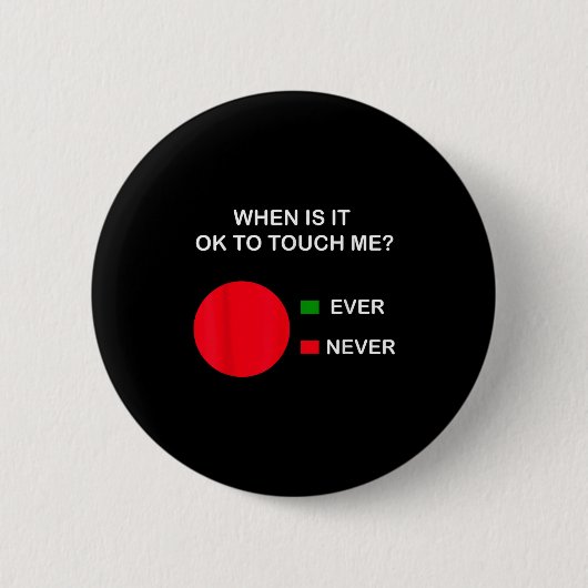 Don't Touch Me - Never Touch Me Circle Graph Intro Button (Vorderseite)