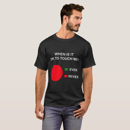 Don't Touch Me - Never Touch Me Circle Graph Intro T-Shirt (Vorne ganz)