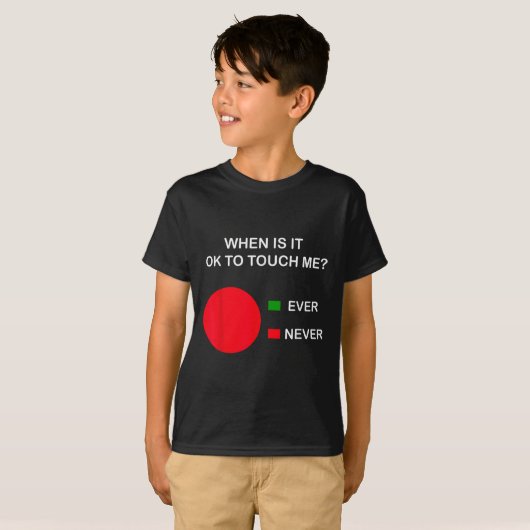 Don't Touch Me - Never Touch Me Circle Graph Intro T-Shirt (Vorne ganz)