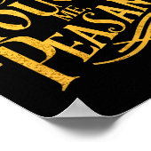 Don't Touch Me Peasant Funny Peasants  Poster (Ecke)