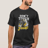 Don't touch my forklift forklift truck T-Shirt (Vorderseite)