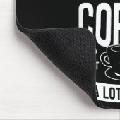 Don't Touch My Morning Coffee Funny Caffeine Quote Mousepad (Ecke)