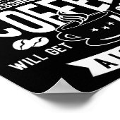 Don't Touch My Morning Coffee Funny Caffeine Quote Poster (Ecke)