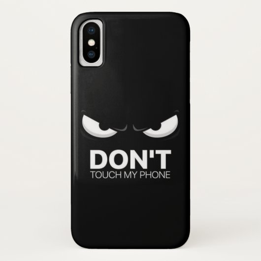 DON'T TOUCH MY PHONE Case-Mate iPhone HÜLLE (Rückseite)