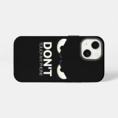 don't touch my phone iPhone case Hülle (Rückseite (Horizontal))