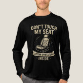 Don't Touch My Seat – Funny Custom Car Upholstery  Tri-Blend Shirt (Vorderseite)