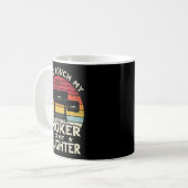 Don't Touch My Smoker Or My Daughter Retro Bbq Gri Kaffeetasse (Vorderseite Links)