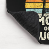 Don't Touch My Smoker Or My Daughter Retro Bbq Gri Mousepad (Ecke)