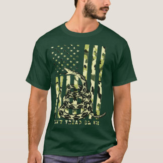 Dont Tread auf meiner Camouflage Amerikanische Fla T-Shirt
